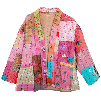 Julie Patchwork Jakke - Onesize - Nr. 16