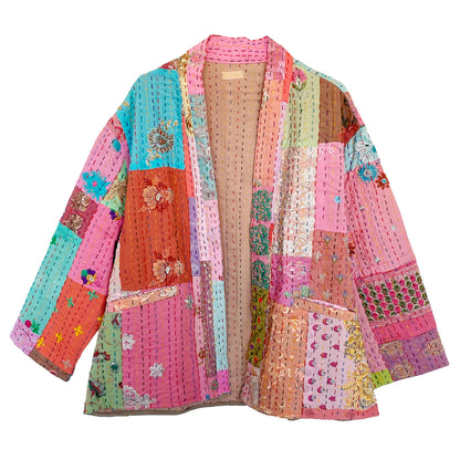 Julie Patchwork Jakke - Onesize - Nr. 17