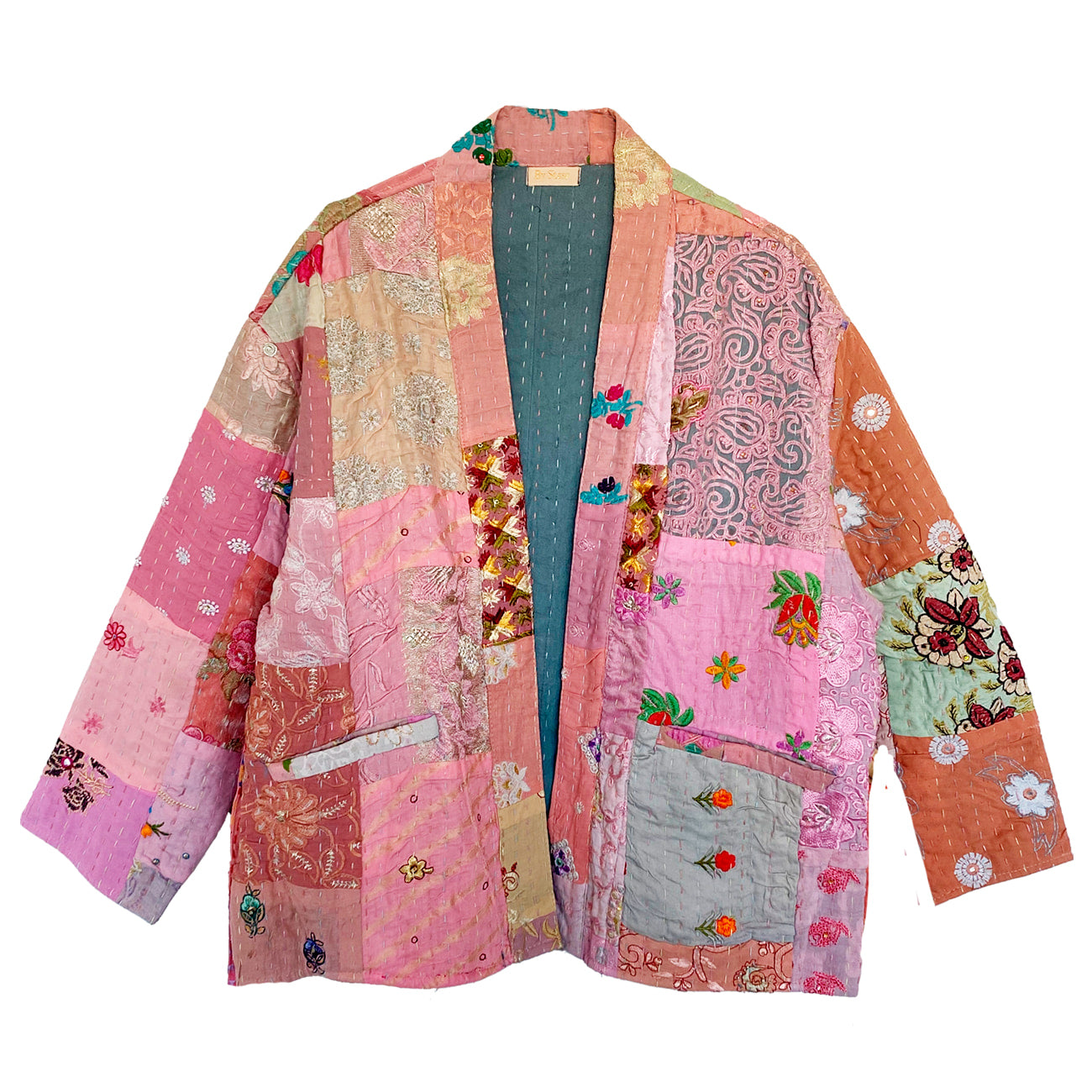 Julie Patchwork Jakke - Onesize - Nr. 18