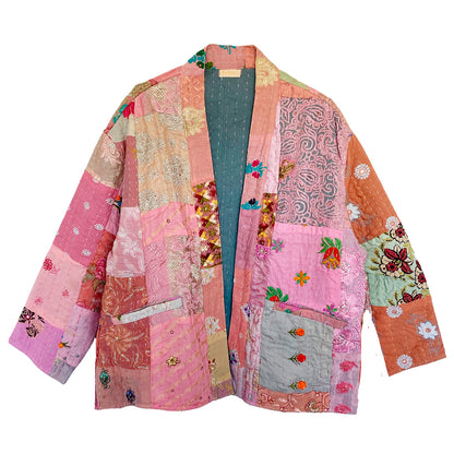 Julie Patchwork Jakke - Onesize - Nr. 18