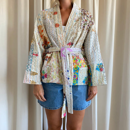 Julie Patchwork Jakke - Onesize - Nr. 51