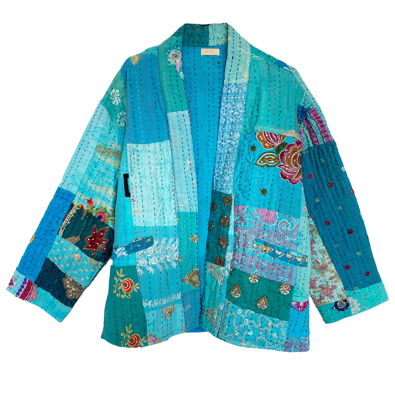 Julie Patchwork Jakke - Onesize - Nr. 57