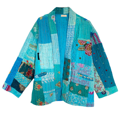 Julie Patchwork Jakke - Onesize - Nr. 57