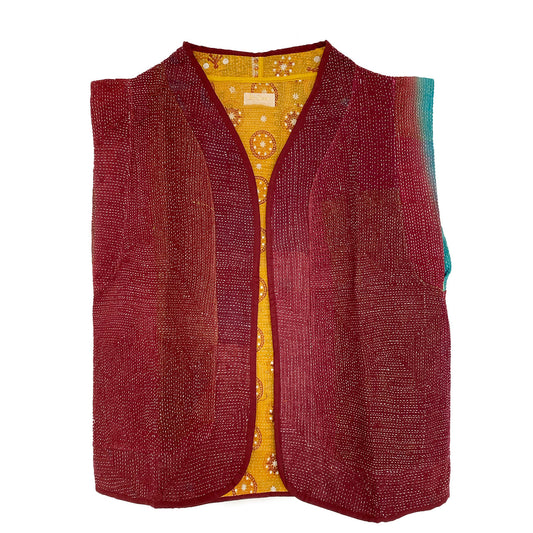 Flora Kantha Vest - Onesize - Nr. 57