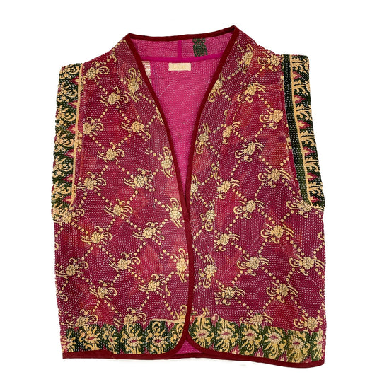 Flora Kantha Vest - Onesize - Nr. 59