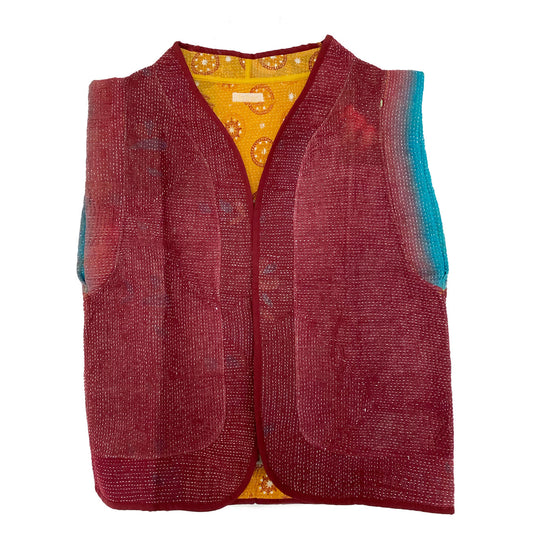 Flora Kantha Vest - Onesize - Nr. 77