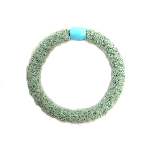 Flettet Hårelastik - Fluffy Mint
