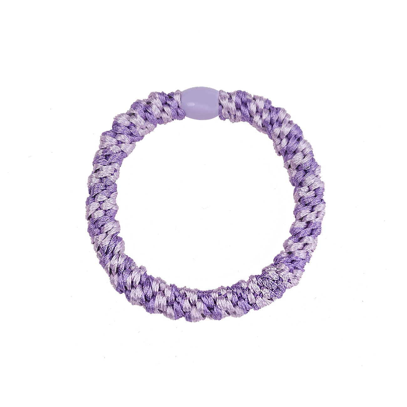 Flettet Hårelastik - Multi Lilla