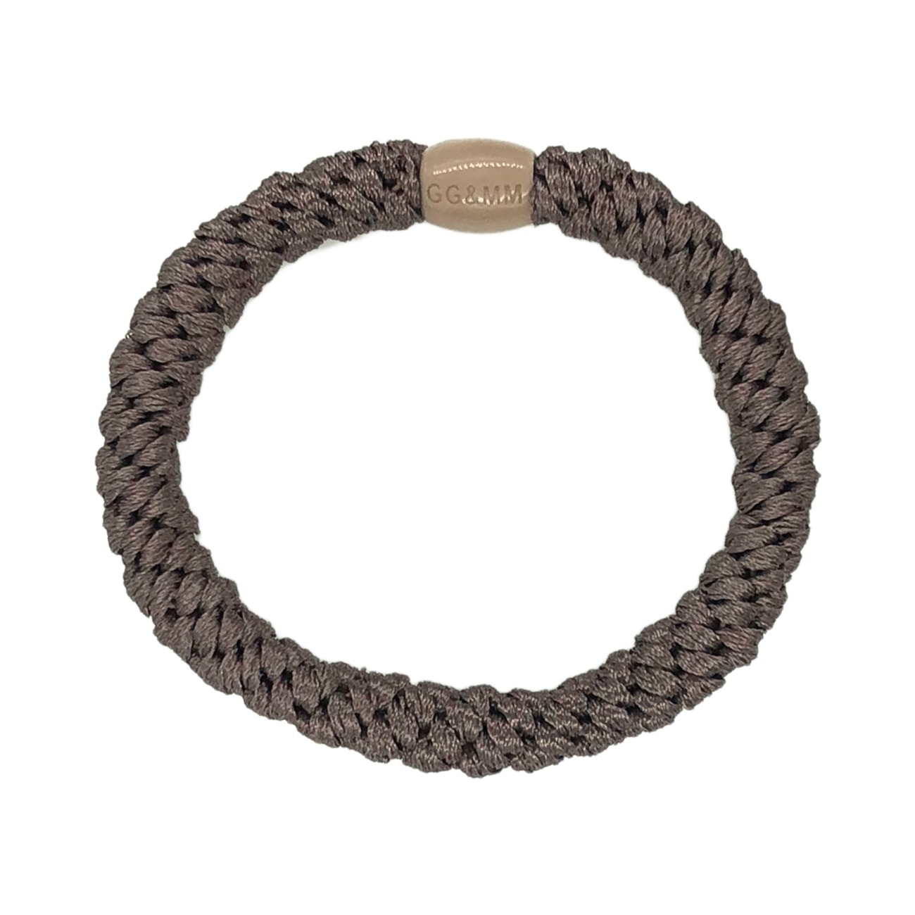 Flettet Hårelastik - Basic Earth Brown