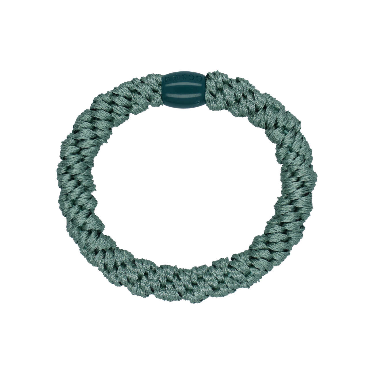 Flettet Hårelastik - Basic Dark Mint