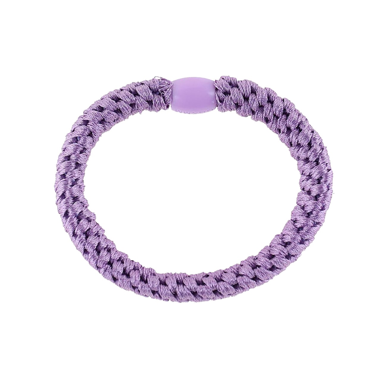 Flettet Hårelastik - Lys Violet