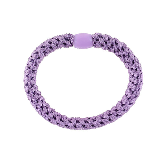 Flettet Hårelastik - Lys Violet