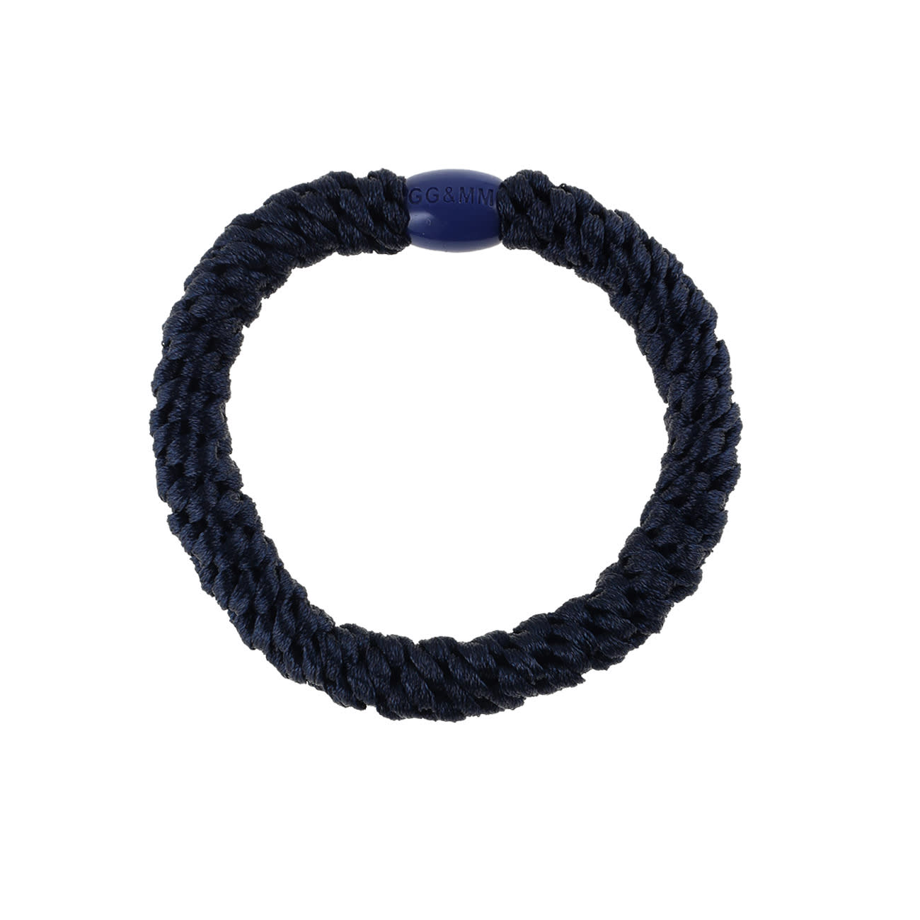Flettet Hårelastik - Natblå