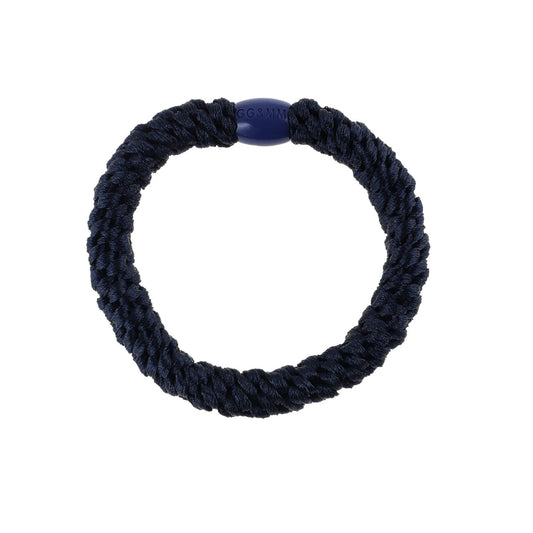Flettet Hårelastik - Natblå
