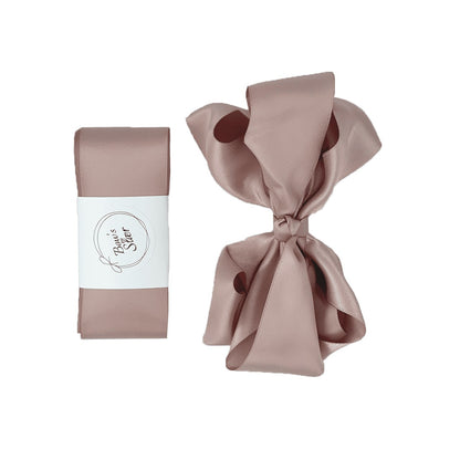 Dåbsbånd m. Sløjfe Satin - Antique Rose (FORUDBESTILLING)