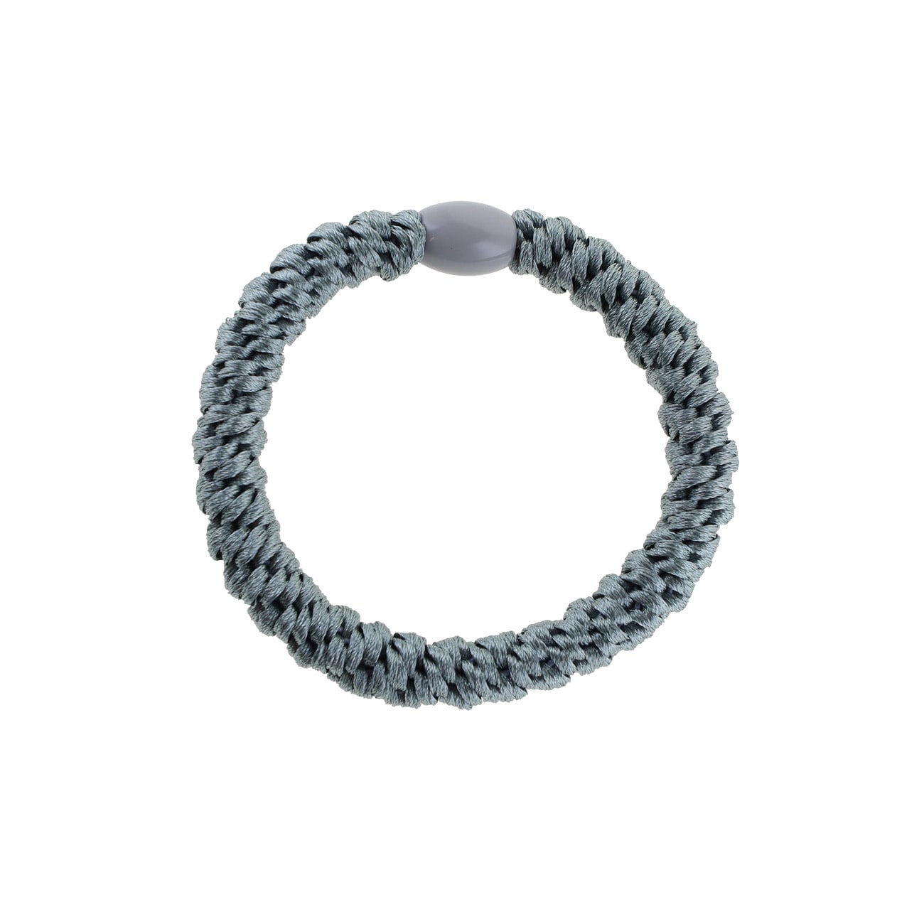 Flettet Hårelastik - Mørk Mint