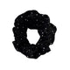 Kaisa Scrunchie - Sort/Hvid Prikker
