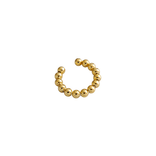 Dot Cuff Ørering - 925S Forgyldt