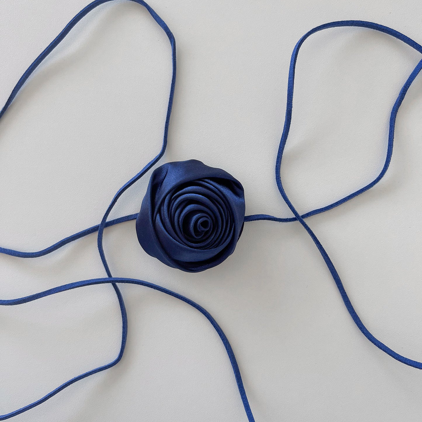 Satin Rose - Navy