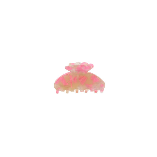 Lulu Hårklemme - Pink Marmor