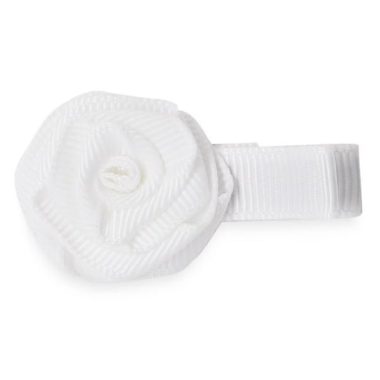 Rose Hårspænde - Hvid - 3,5 cm