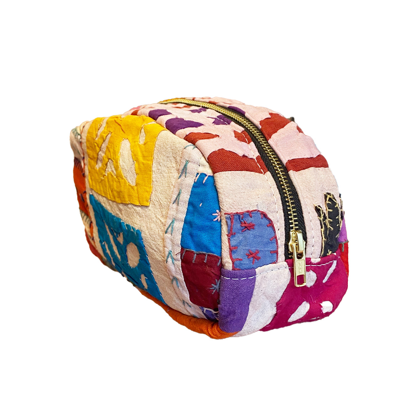 Mila Patchwork Makeup Taske - Nr. 19