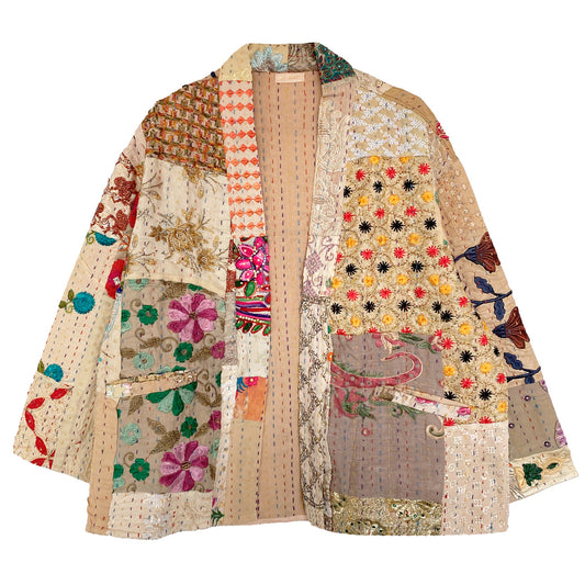Julie Patchwork Jakke - Onesize - Nr. 86