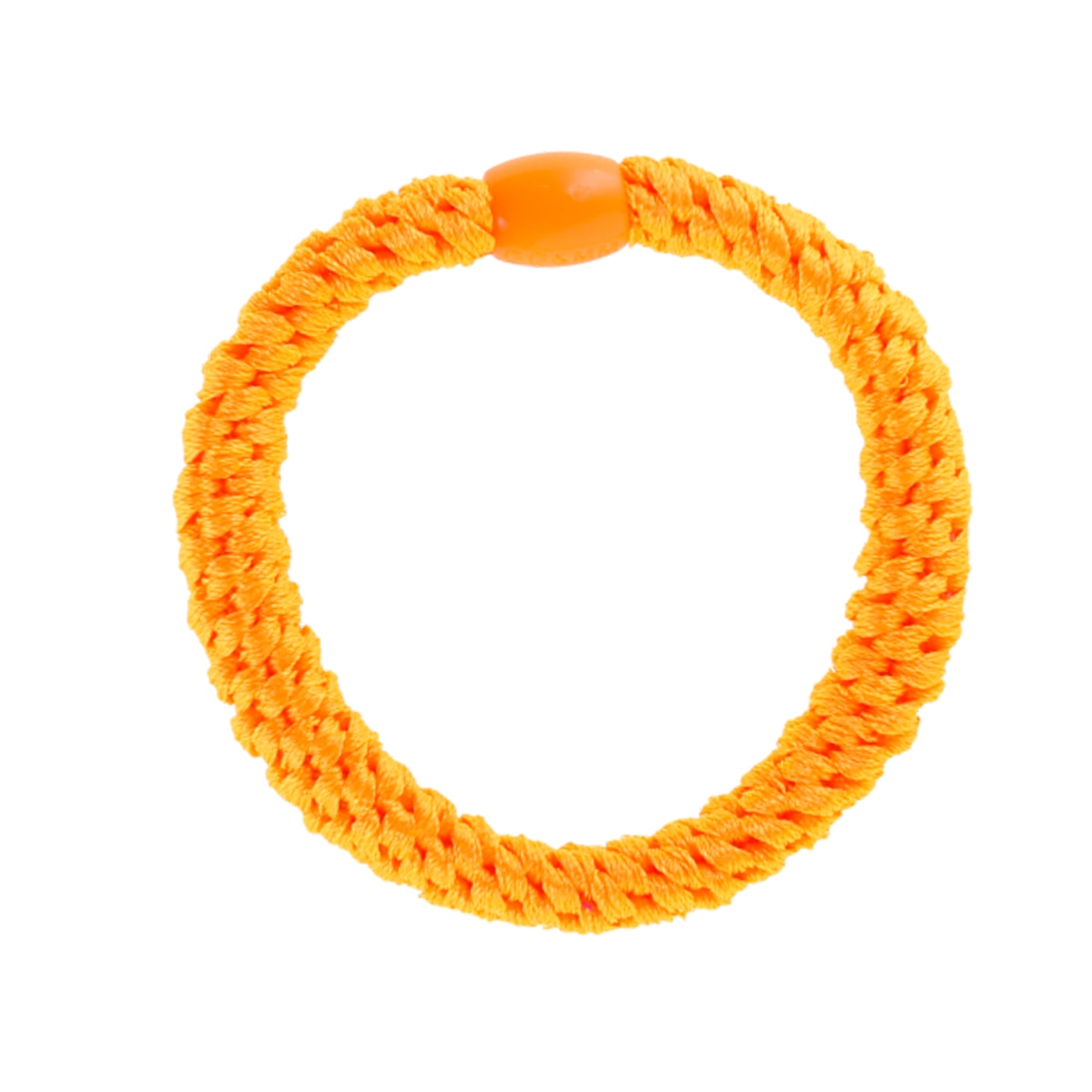 Flettet Hårelastik - Neon Orange