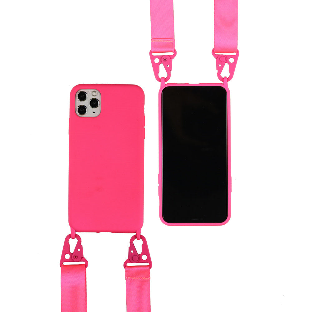 Iphone necklace - iPhone X/XS - Neon Pink